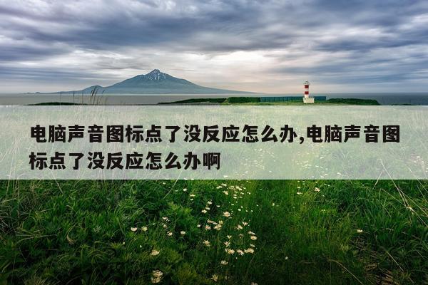 电脑声音图标点了没反应怎么办,电脑声音图标点了没反应怎么办啊