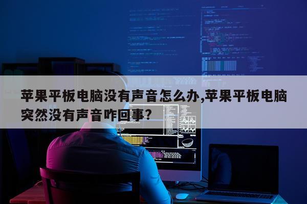 苹果平板电脑没有声音怎么办,苹果平板电脑突然没有声音咋回事?
