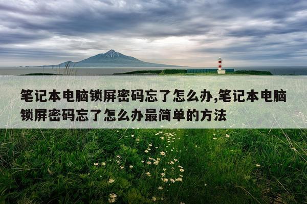 笔记本电脑锁屏密码忘了怎么办,笔记本电脑锁屏密码忘了怎么办最简单的方法