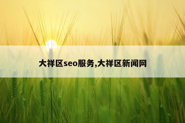 大祥区seo服务,大祥区新闻网