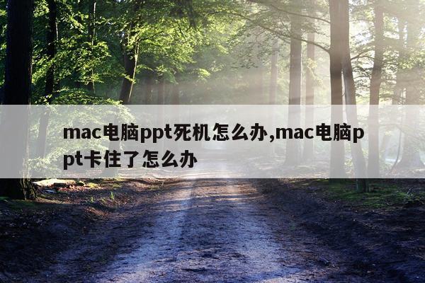 mac电脑ppt死机怎么办,mac电脑ppt卡住了怎么办