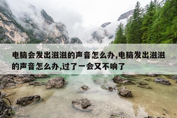 电脑会发出滋滋的声音怎么办,电脑发出滋滋的声音怎么办,过了一会又不响了
