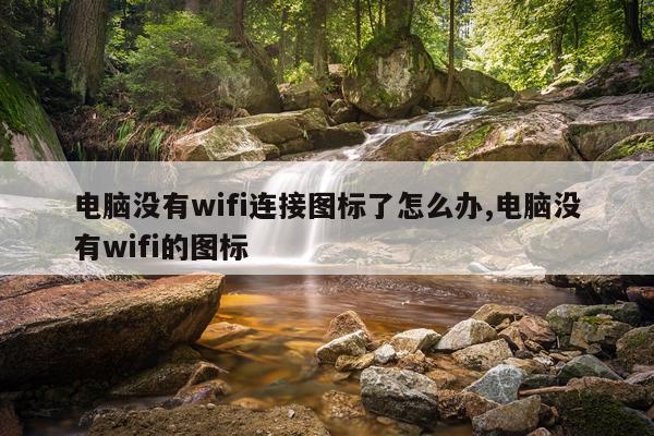 电脑没有wifi连接图标了怎么办,电脑没有wifi的图标
