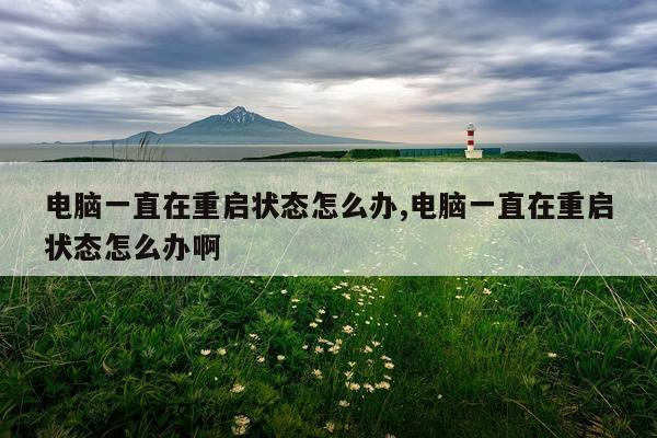 电脑一直在重启状态怎么办,电脑一直在重启状态怎么办啊