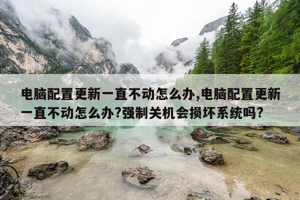 电脑配置更新一直不动怎么办,电脑配置更新一直不动怎么办?强制关机会损坏系统吗?
