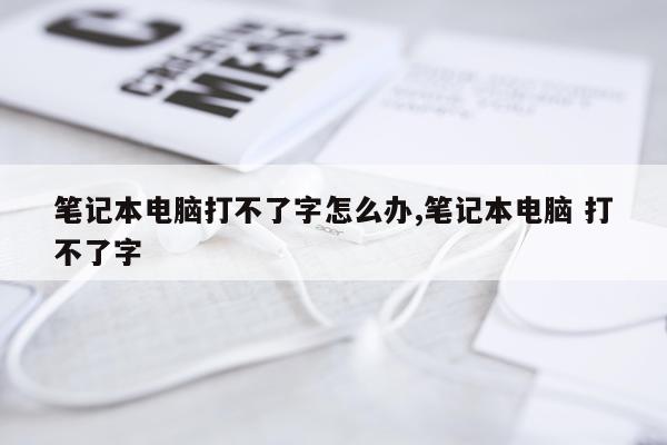笔记本电脑打不了字怎么办,笔记本电脑 打不了字