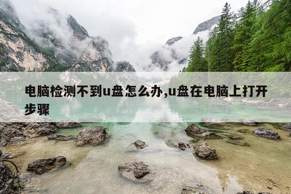 电脑检测不到u盘怎么办,u盘在电脑上打开步骤
