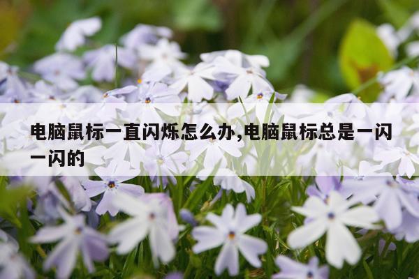 电脑鼠标一直闪烁怎么办,电脑鼠标总是一闪一闪的