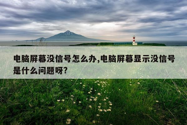 电脑屏幕没信号怎么办,电脑屏幕显示没信号是什么问题呀?