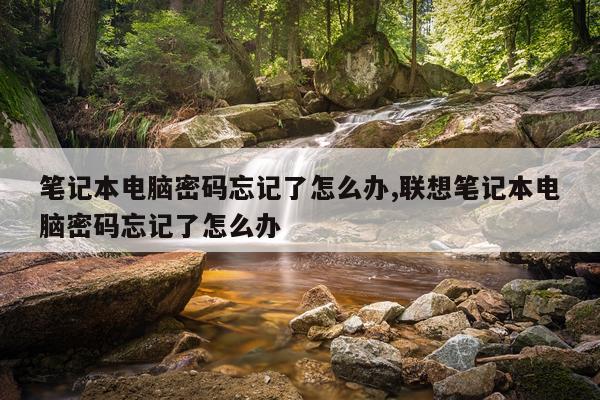 笔记本电脑密码忘记了怎么办,联想笔记本电脑密码忘记了怎么办