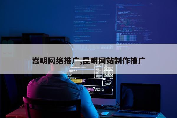 嵩明网络推广,昆明网站制作推广