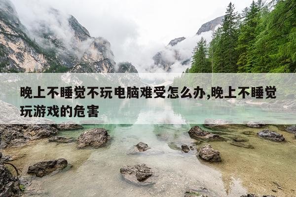 晚上不睡觉不玩电脑难受怎么办,晚上不睡觉玩游戏的危害