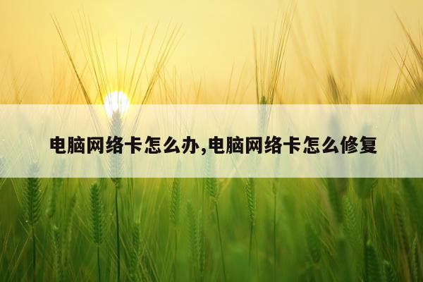 电脑网络卡怎么办,电脑网络卡怎么修复