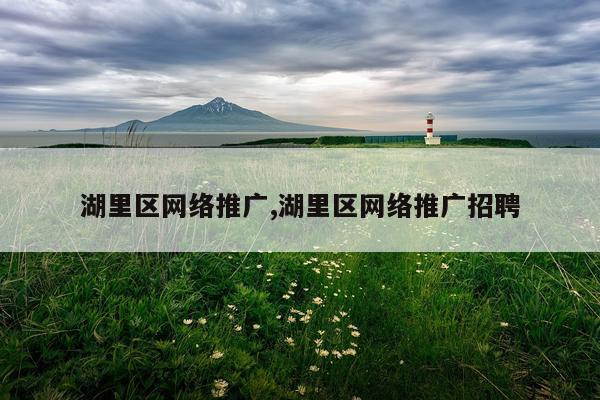 湖里区网络推广,湖里区网络推广招聘