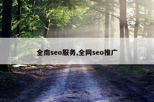 全南seo服务,全网seo推广