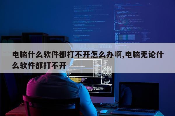 电脑什么软件都打不开怎么办啊,电脑无论什么软件都打不开