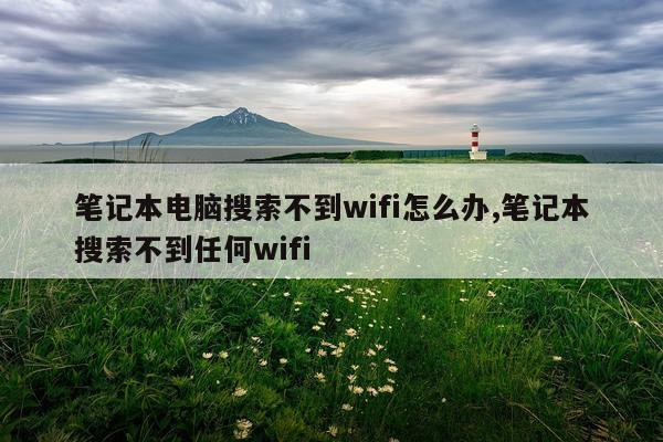 笔记本电脑搜索不到wifi怎么办,笔记本搜索不到任何wifi