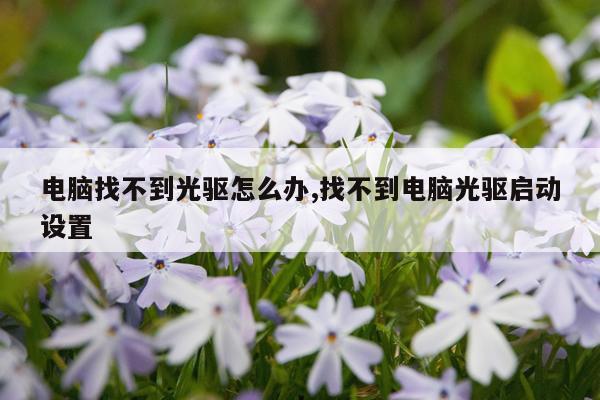 电脑找不到光驱怎么办,找不到电脑光驱启动设置