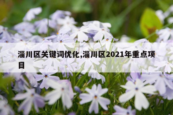 淄川区关键词优化,淄川区2021年重点项目