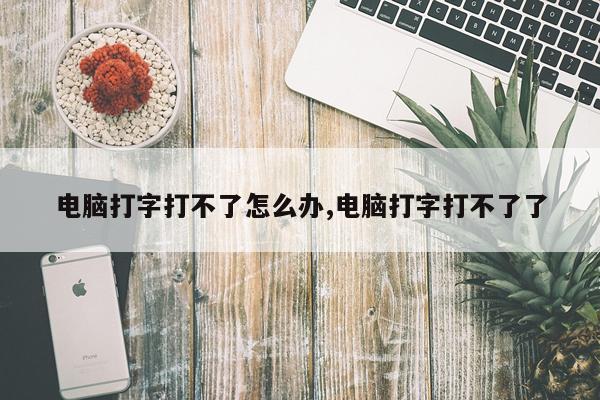 电脑打字打不了怎么办,电脑打字打不了了