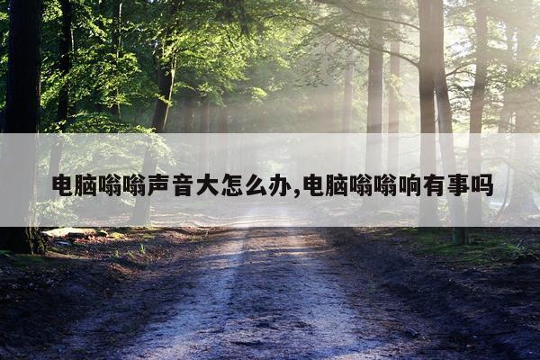 电脑嗡嗡声音大怎么办,电脑嗡嗡响有事吗