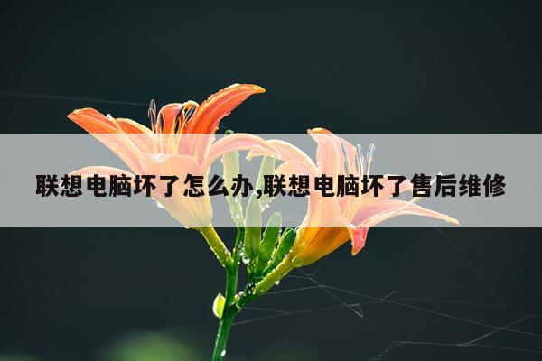 联想电脑坏了怎么办,联想电脑坏了售后维修