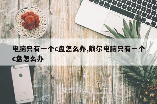 电脑只有一个c盘怎么办,戴尔电脑只有一个c盘怎么办
