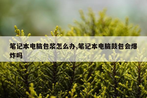 笔记本电脑包浆怎么办,笔记本电脑鼓包会爆炸吗