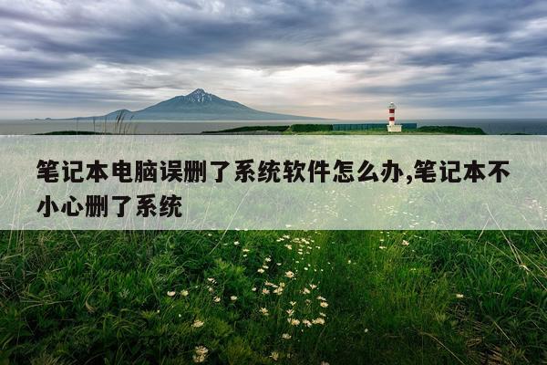 笔记本电脑误删了系统软件怎么办,笔记本不小心删了系统