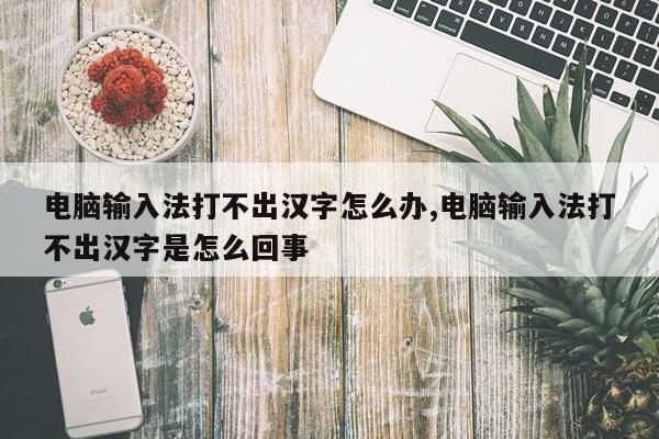 电脑输入法打不出汉字怎么办,电脑输入法打不出汉字是怎么回事