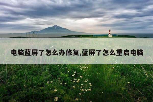 电脑蓝屏了怎么办修复,蓝屏了怎么重启电脑