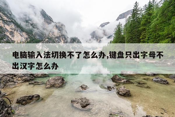 电脑输入法切换不了怎么办,键盘只出字母不出汉字怎么办