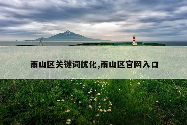 雨山区关键词优化,雨山区官网入口
