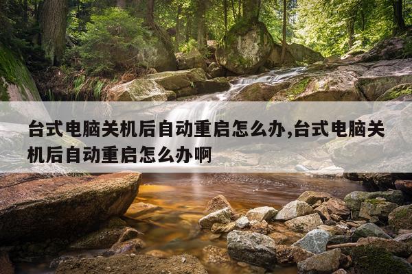 台式电脑关机后自动重启怎么办,台式电脑关机后自动重启怎么办啊
