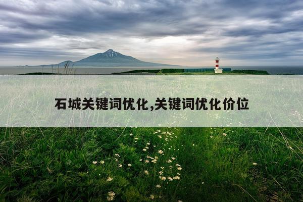石城关键词优化,关键词优化价位