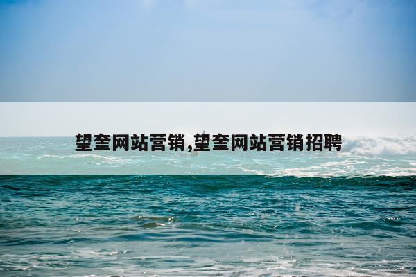 望奎网站营销,望奎网站营销招聘