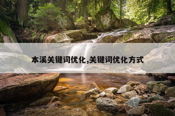 本溪关键词优化,关键词优化方式